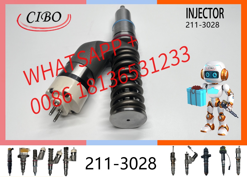original 211-3028 Common Rail Fuel Injector for C18 Diesel Engine 10R-7228 10R-7213 211-0565 211-3026 235-1403 253-0597 Auto Spare Parts original new injector