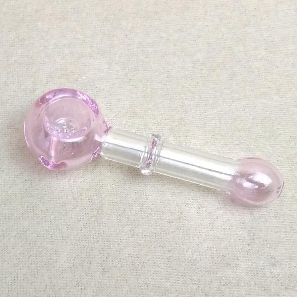 Heady Glass Water Bubbler Pipe 4.3 Inch Herbal Hand Pipe With Filters Screem