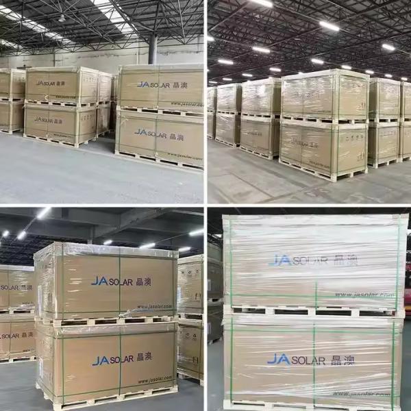 JA Solar 615-640W Monocrystalline Bifacial Dual Glass Photovoltaic Panel Tempered Glass
