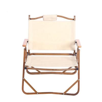 Aluminum Folding Camping Chair 100kg Capacity 52x43x62cm