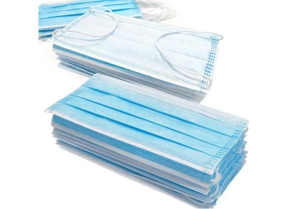 Earloop 3 Ply Surgical Face Mask CE Approved 50pcs Per Box Packaging