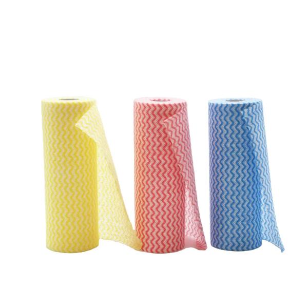 Waveline Food Service Wipers Reusable Spunlace Non Woven For Kitchen