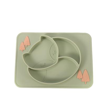 O silicone resistente ao calor da criança chapeia empilhável para horas de comer das crianças