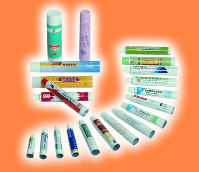 Tubo farmacêutico do PE liso da impressão que empacota o empacotamento plástico medicinal macio