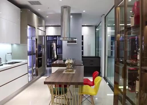 armários de cozinha de alto brilho do revestimento da laca da cozinha da pintura à pistola da laca de 1.5m