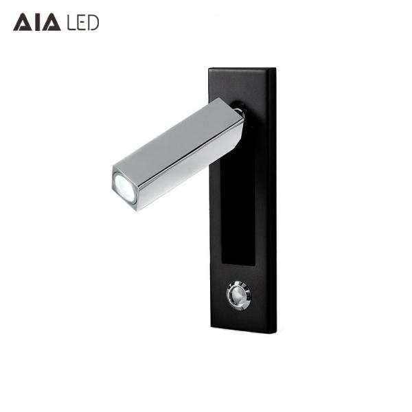 Contemporary adjustable flexible reading lamp hotel headboard wall light led reading wall light