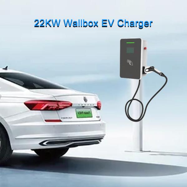 Ethernet Interface Wall Box EV Charger 3W 22KW 240V Fast Charging Platform