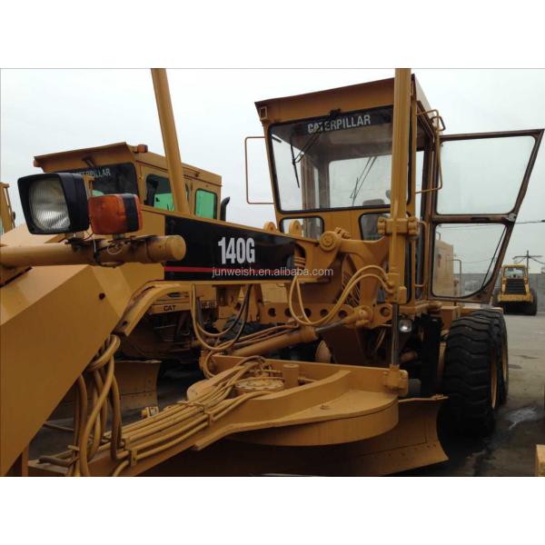Japan Made Cat 140G/140h/140K Motor Grader with Good Grader Blade and Working Condition