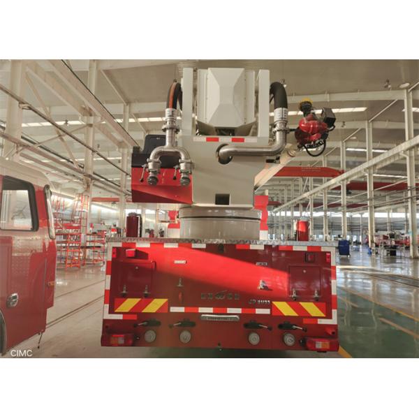 шасси двигателя евро v привода заграждения 8X4 пожарной машины водонапорной башни 900rpm двойное