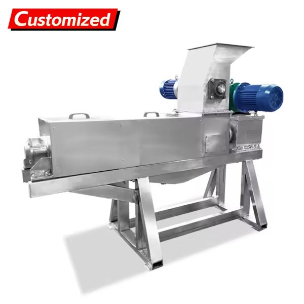 Custom Food Processing Machinery Coconut Meat Juicer Combination Hammer Mill and Extruder for Fruit and Root Vegetable Processing Juicer