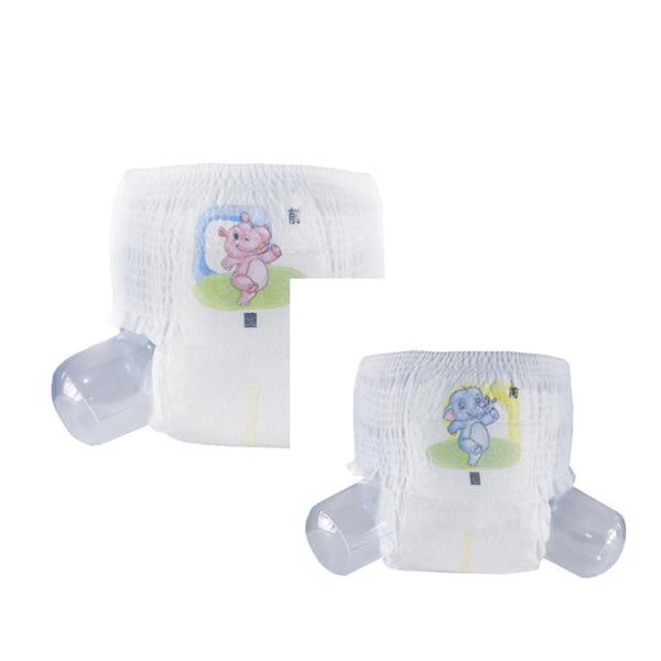TUV Hot Rolling Non Woven Baby Pull Up Nappies Super Absorbent