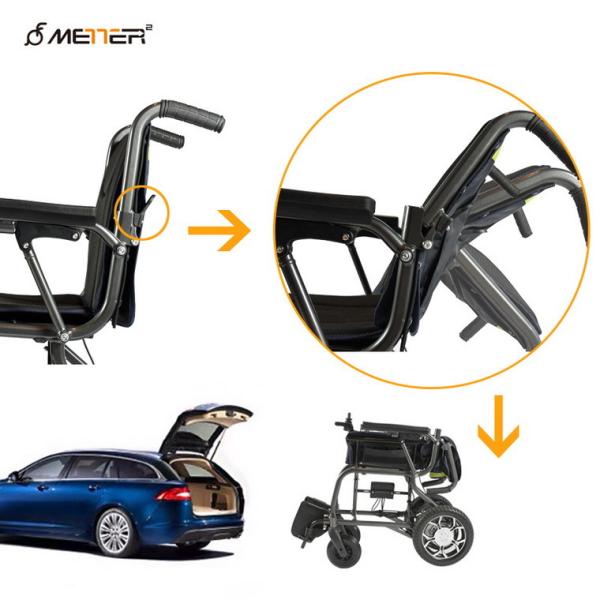 Lithium Battery 12AH Compact Motorized Wheelchair