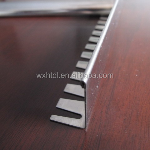 Металлические уголки 8 мм из нержавеющей стали для столешниц