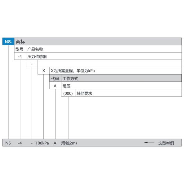 NS-4 Series Small Thin Rail Pressure Sensor Air Compressor Pressure Switch