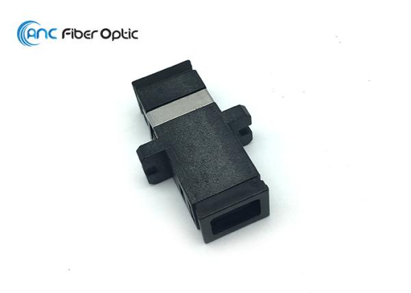 MTRJ To MTRJ Optical Fiber Adapter Duplex Channel With SC Simplex Mounting Hole
