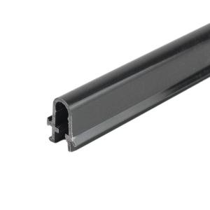 High Strength Abs Plastic Strips Black Channel PVC Trim Strip Profiles