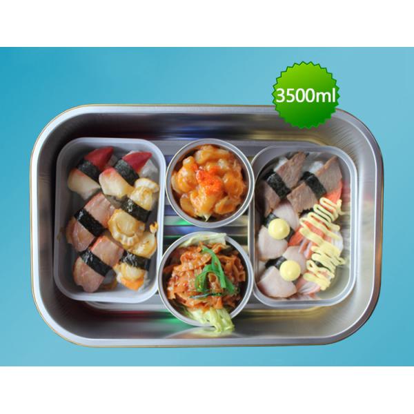 3500ml rectangular aluminum foil sealed box