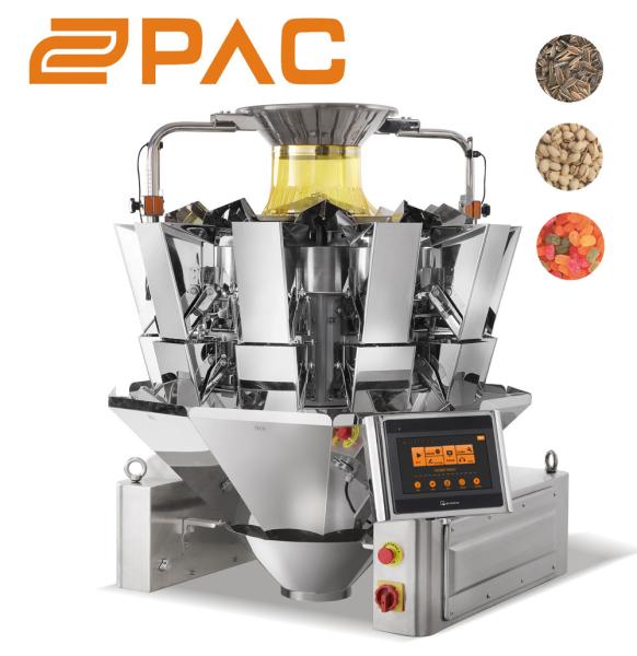 14 Heads IP65 Multihead Weigher Machine For Frozen Strawberry Blueberry