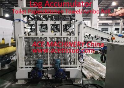 Fully Automatic JRT Roll Log Accumulator For Jumbo Roll Tissue 200 Logs
