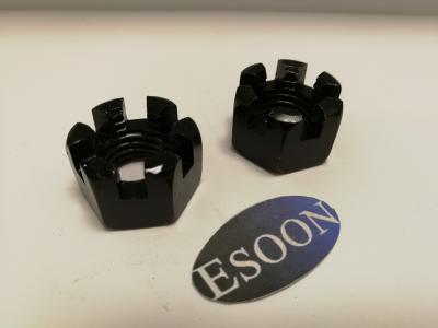 DIN937 Hexagon thin slotted and castle nuts,ISO7038 GB6181-86,M6-M100 Size,Plain Surface,Carbon steel