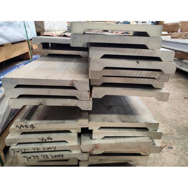 High Strength 7075 Extruded Aluminum Plate 280mm Wide Cradle Plate