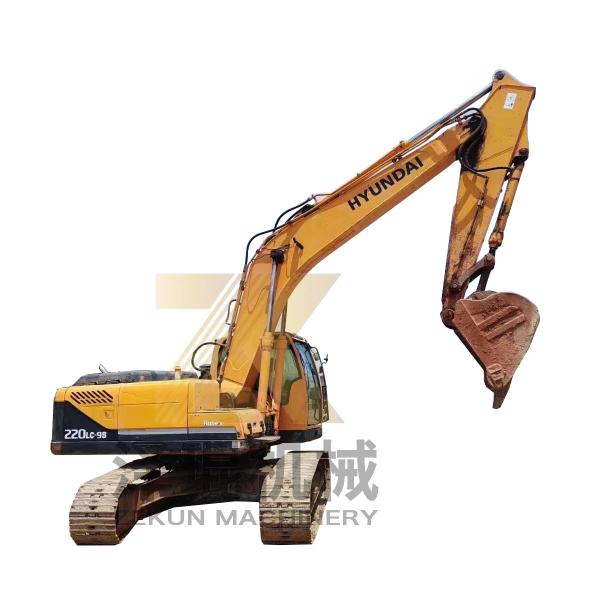 Used Hyundai R220LC-9S Excavator Second Hand Original Hyundai 220-9