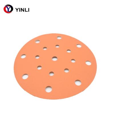 Discos de lixamento 40 Grit Ceramic Aluminum Oxide do círculo 150mm de Multiholes