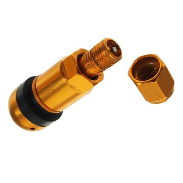 Metal Car Tyre Valve Caps Bright Color , Universal Motorcycle Tyre Valve Stem