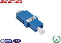 LC/UPC APCのプラスチック繊維光学の減衰器のキットの隔壁のアダプター1dB - 30dB