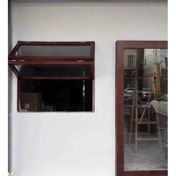 High-efficiency casement windows with 6063-T5 aluminum profile and powder coated surface treatment for residential houses