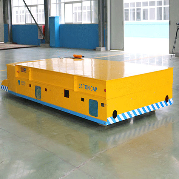 Industrial material trackless electric transfer cart for sale