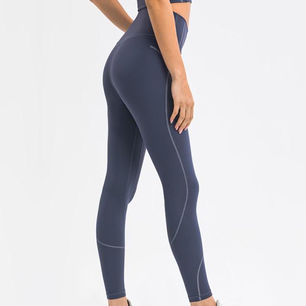 Capri Cycling Nylon Womens High Waisted Workout Leggings With Tummy Control