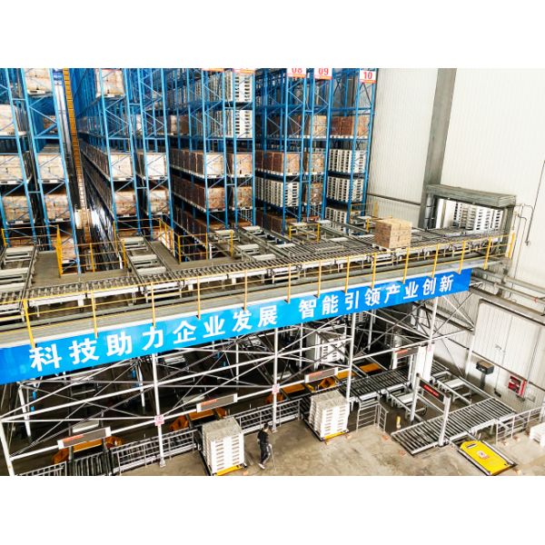 Single Deep pallet Stacker Crane ASRS, Floor Supported SRM(Storage Retrieval Machine), Automatic Storage And Retrieval System,Automation Logistics Warehouse