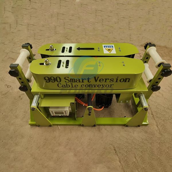 Fiber Optic Pulling Winch for Pulling Fiber Cable Tractor Cable Conveyor Intelligent Cable Conveyor