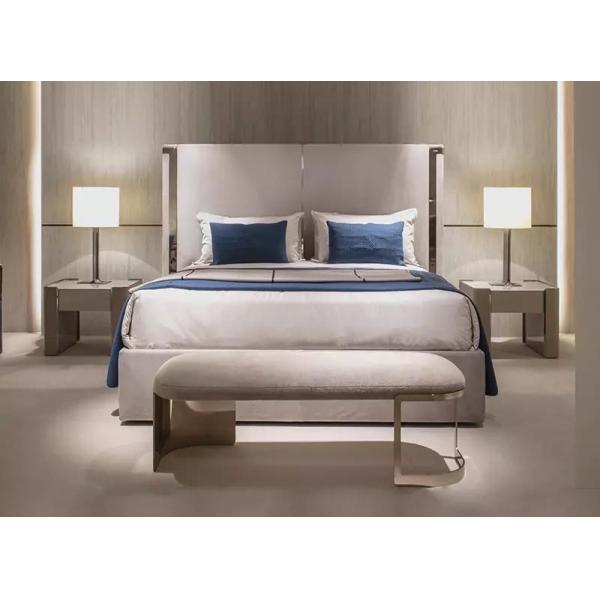 Big Headboard Upholstered Modern Bedroom Furniture Sets Home King Size