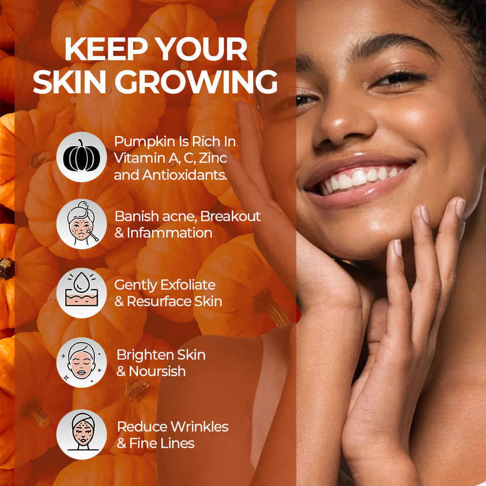 OEM ODM brand vegetarian female skin care pumpkin cleaning facial mask whitening brightening gloss gently exfoliating cleaning facial mask