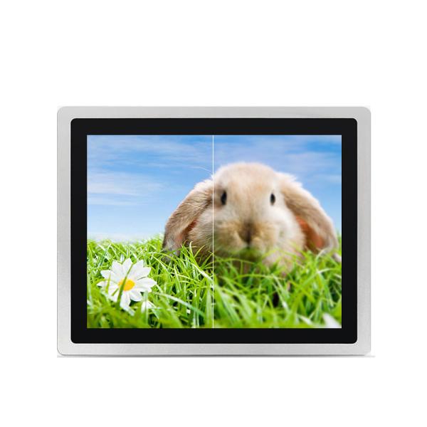 Pantalla integrada industrial de 12,1 pulgadas 4:3 Android Window LED, panel de control de pantalla táctil, monitores de marco abierto