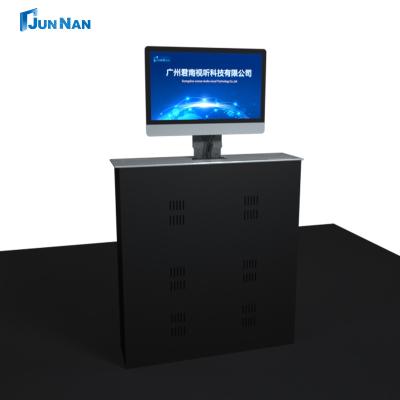 Elevador de monitor motorizado de escritório LCD Elétrico Elevador de monitor oculto para sala de conferências