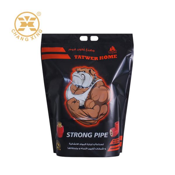 OEM ODM Plastic Stand Up Ziplock Pouch Dog Cat Pet Food Bag 5kg 10kg 15kg 20kg For Pet Feeding