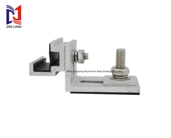 Aluminum Bottom Clips For 30mm Terracotta Ventilated Facade System Customized