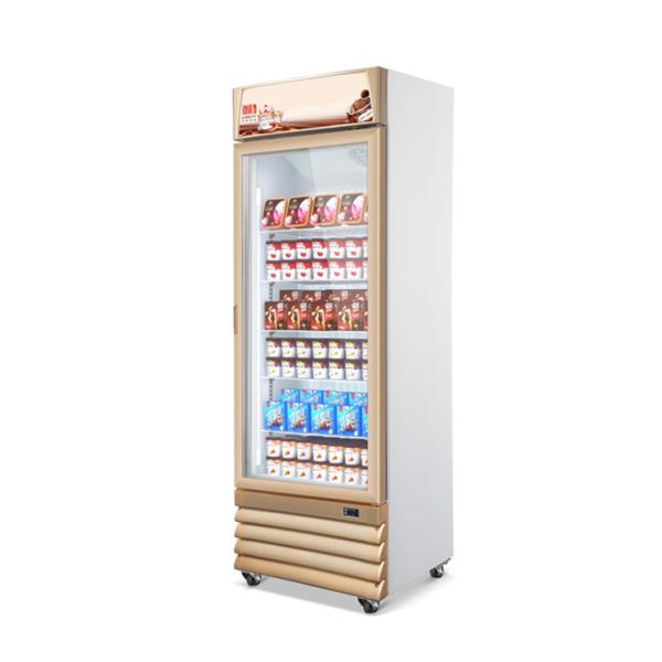Vertical Upright Display Showcase Freezer For Ice-Cream & Frozen Products