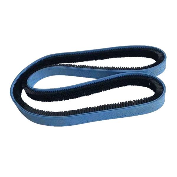 Cinturão de limpeza de borracha de nylon industrial sob medida escova de limpeza para limpeza de cinto