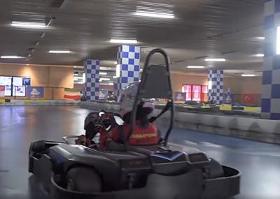 EVKART 10.5Nm 3000W Mini Go Karts For Adults 1050mm Wheel Base