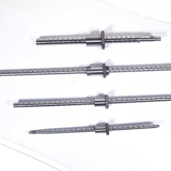 10mm - 160mm Linear Motion Ball Screw High Rigidity Double Nut Ball Screw