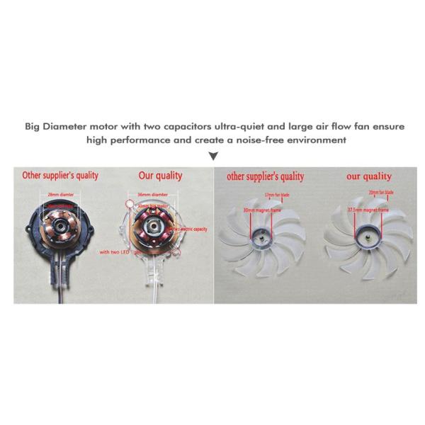 Notebook Cooler 360 Degree Rotating Laptop Stand 1.25W Input 47.35CFM Air Flow