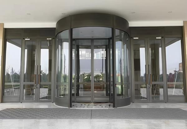Manufacturers Make Direct Selling Aluminum Alloy Rotary Revolving  Door