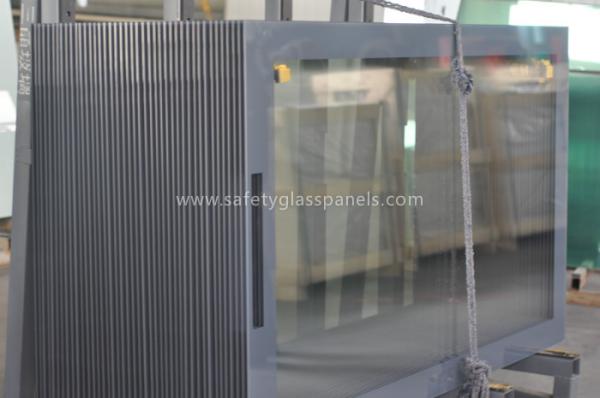 Reflective SGP Glass Laminated Insulated Glass Curtain Wall with Light Bronze
