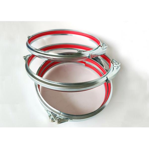 150mm Airtight Sealing Washer Galvanised Pipe Clamps