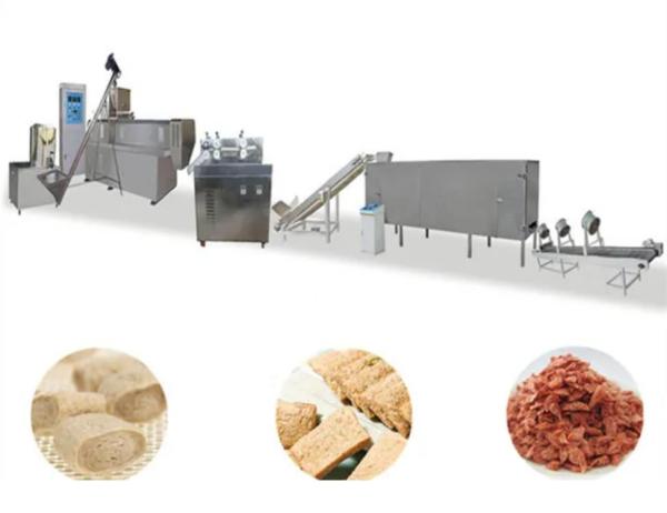 Energy Saving Soya Extruder Machine , Soya Nuggets Food Processing Equipment