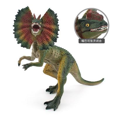 Figura de Dinossauro Educacional com Dilophosaurus Verde